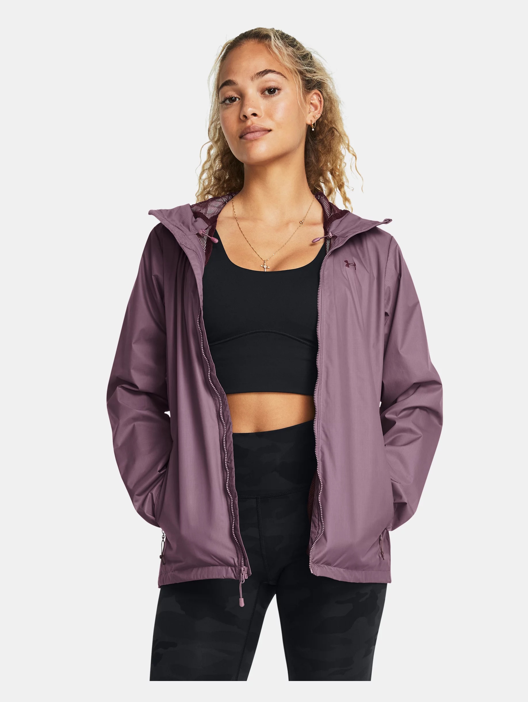 Women's UA Storm Forefront Rain Jacket - 2