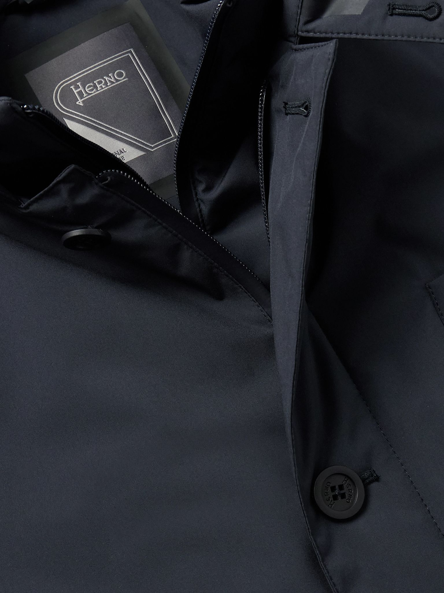 Padded Down Jacket Navy - 5