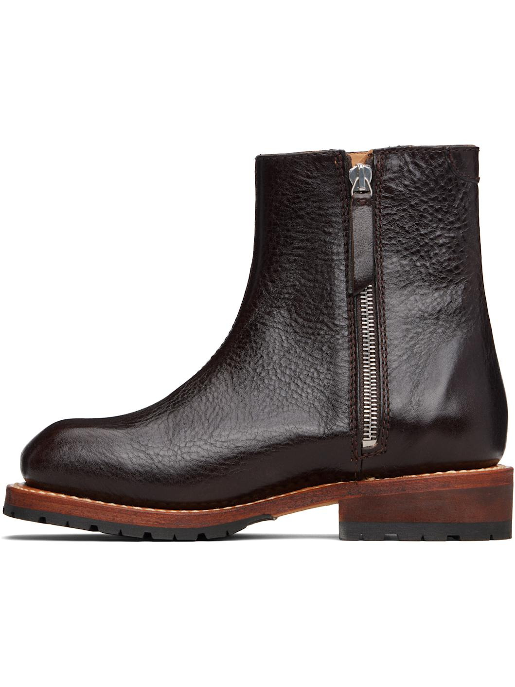 Brown Engine Boots - 3