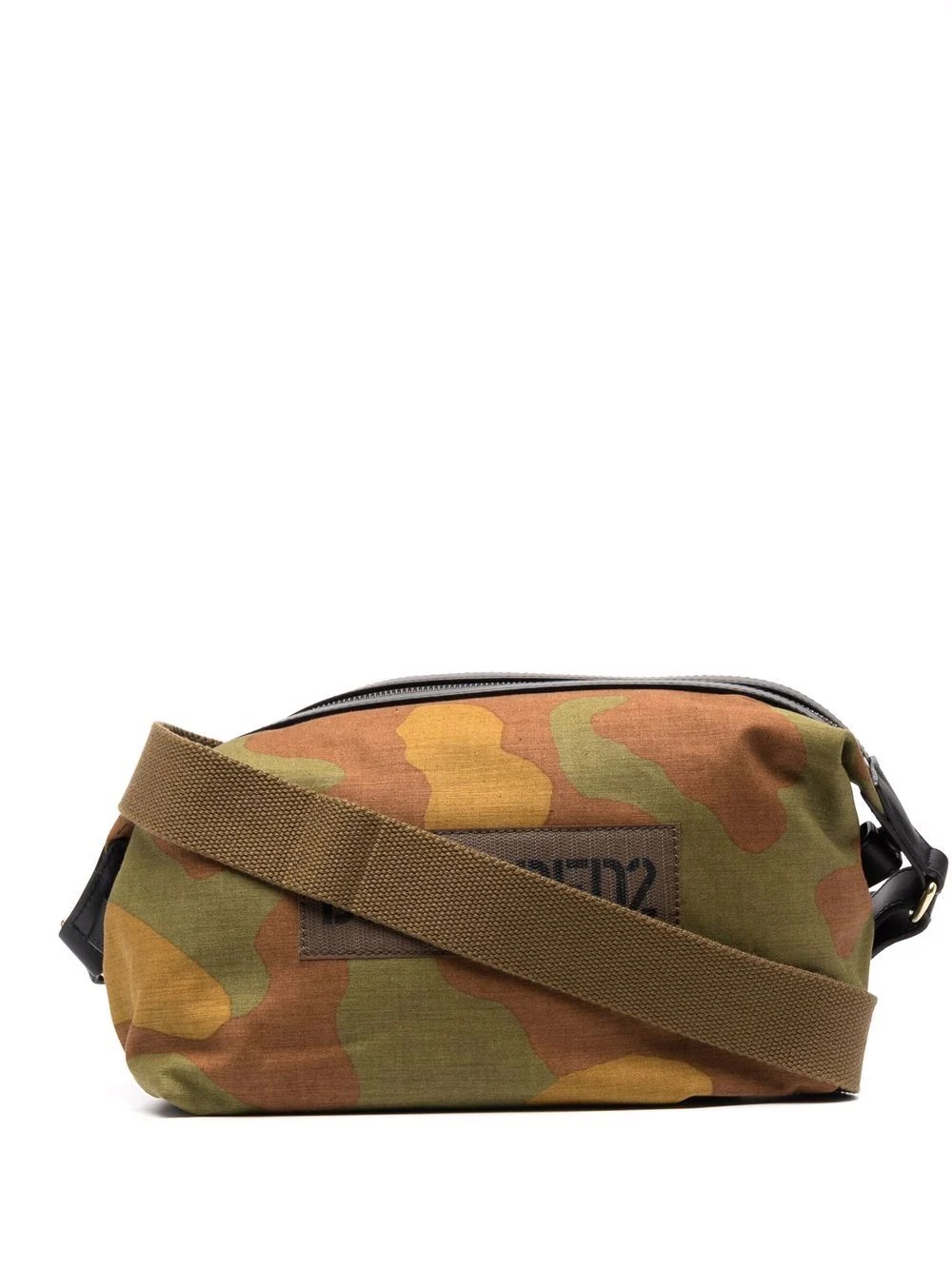 camouflage-print messenger bag - 1