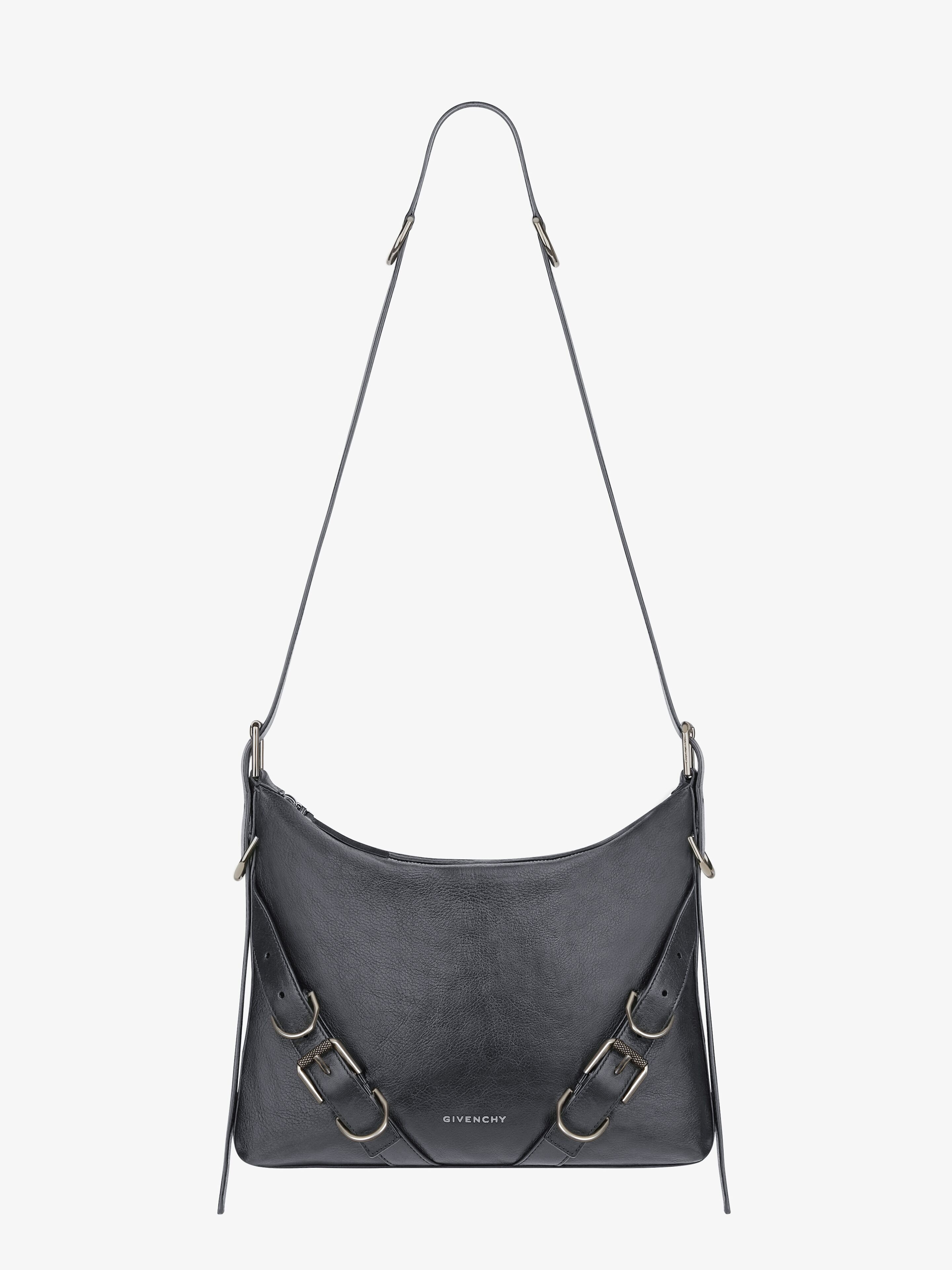VOYOU CROSSBODY BAG IN GRAINED LEATHER - 1