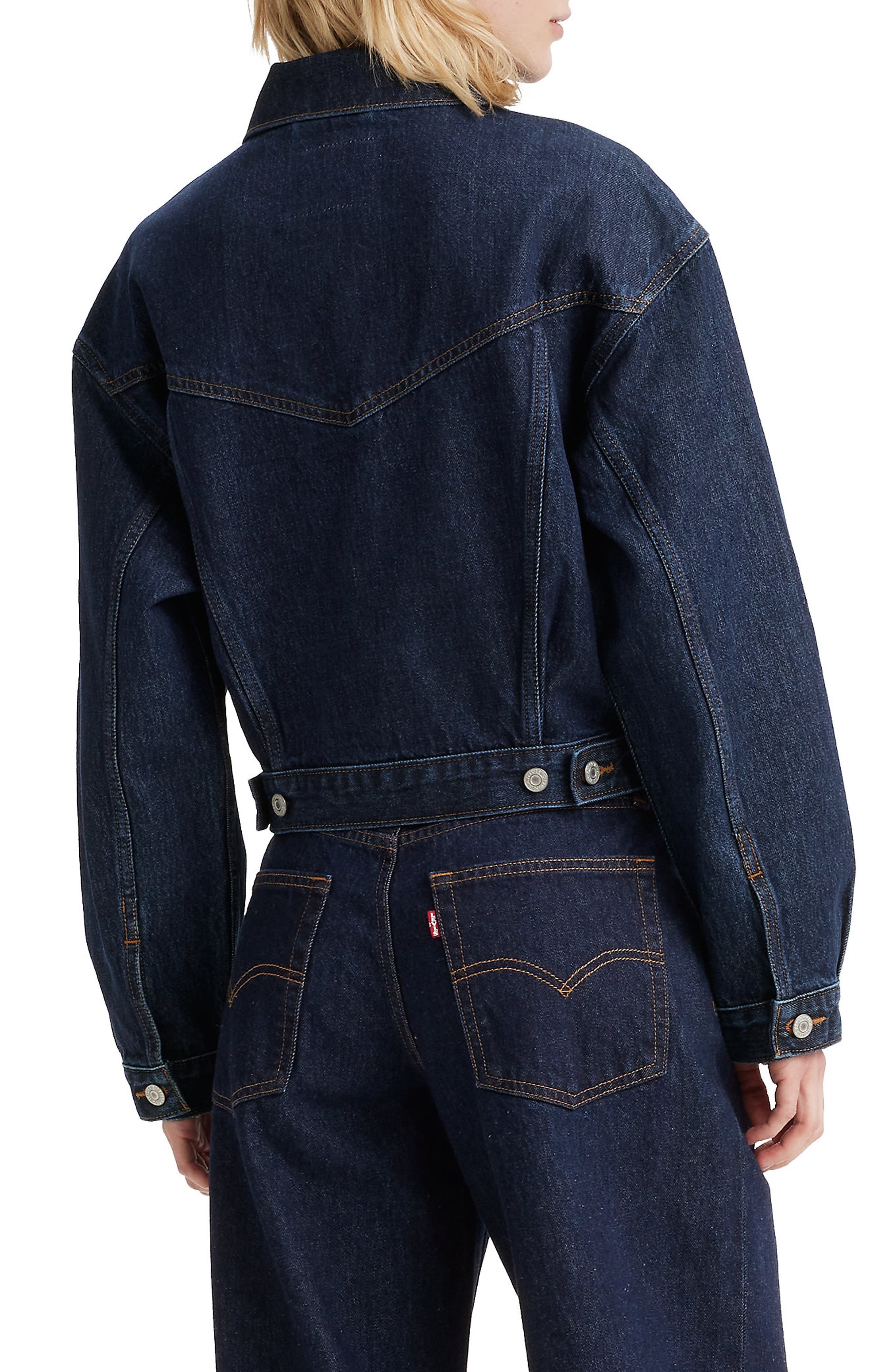levi's Shrunken '90s Denim Trucker Jacket in Remember Together at Nordstrom - 2