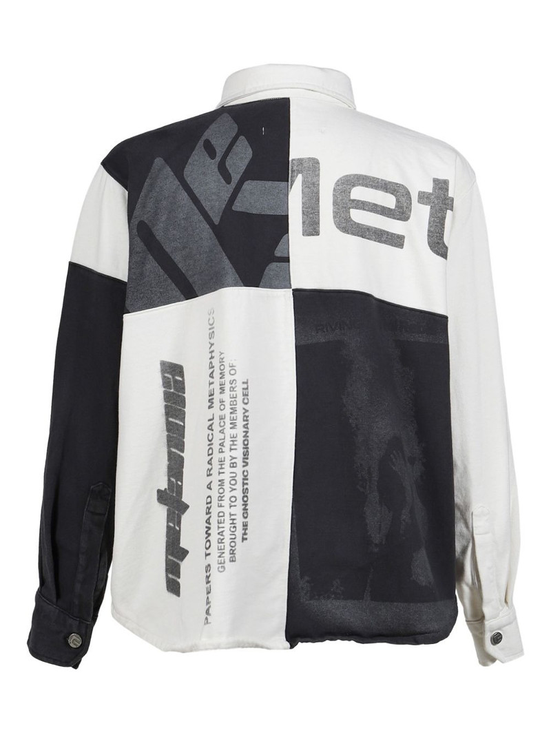 RRR123 colourblock polo shirt outlook