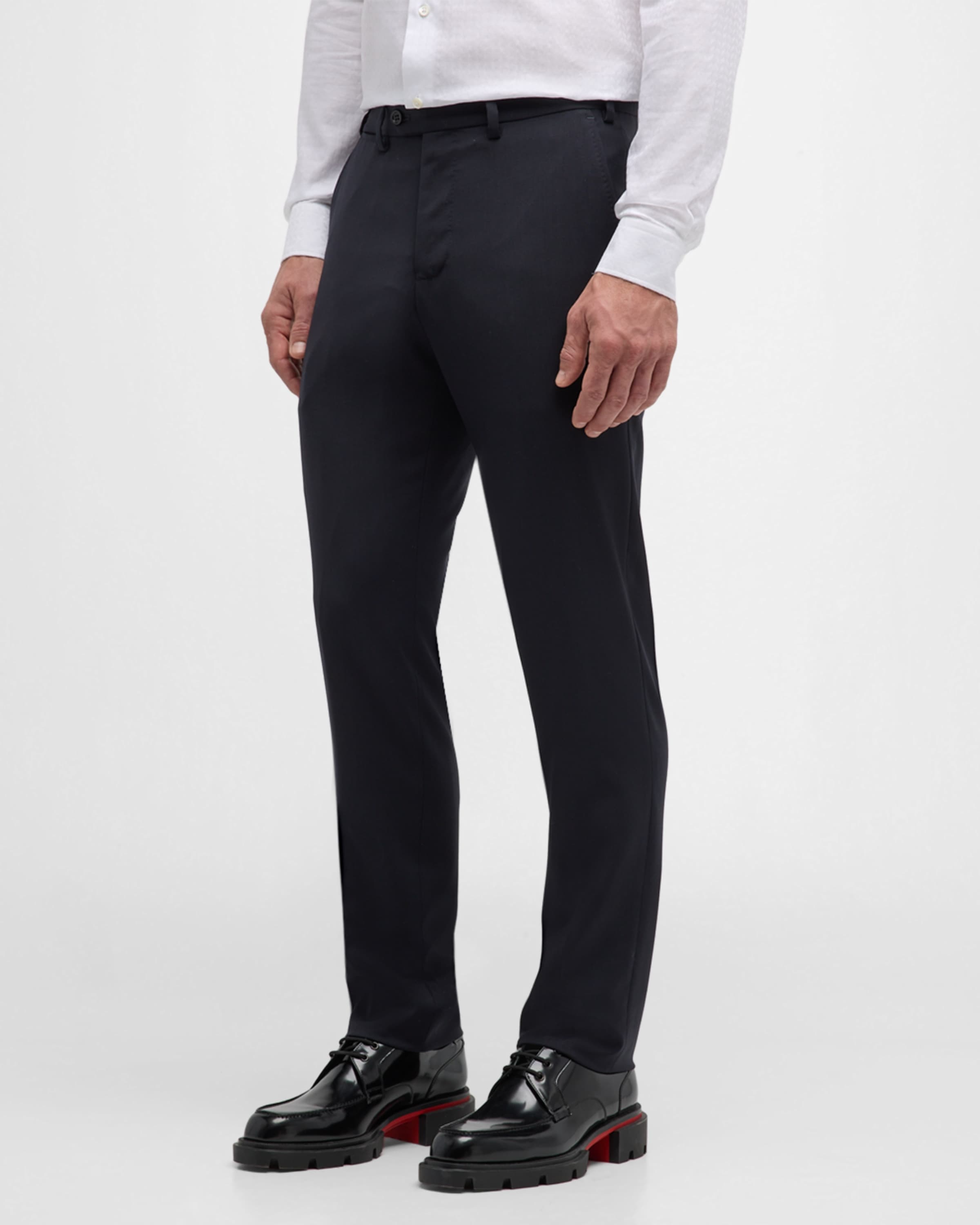 Men's G-Line Flat Front Trousers - 2