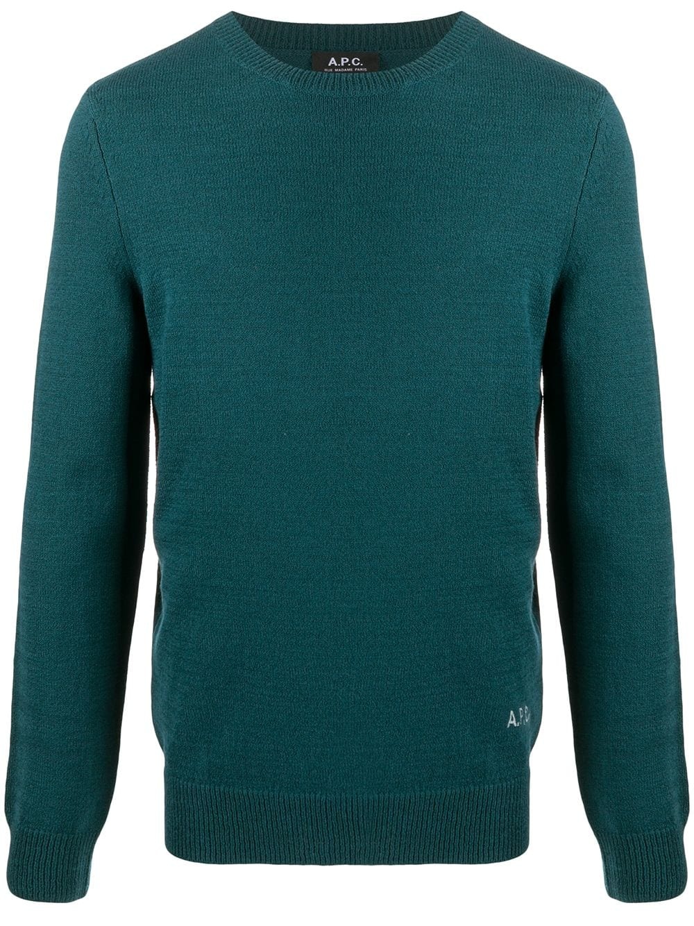 slim-fit ribbed knit jumper - 1