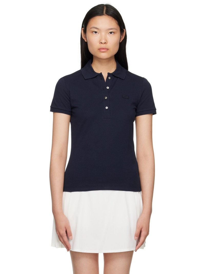 Navy Slim-Fit Polo - 1