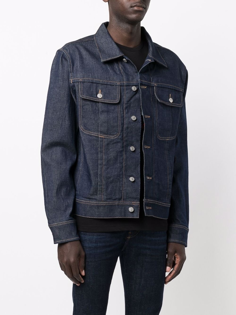 Candiani Coreva™ Trucker denim jacket - 3