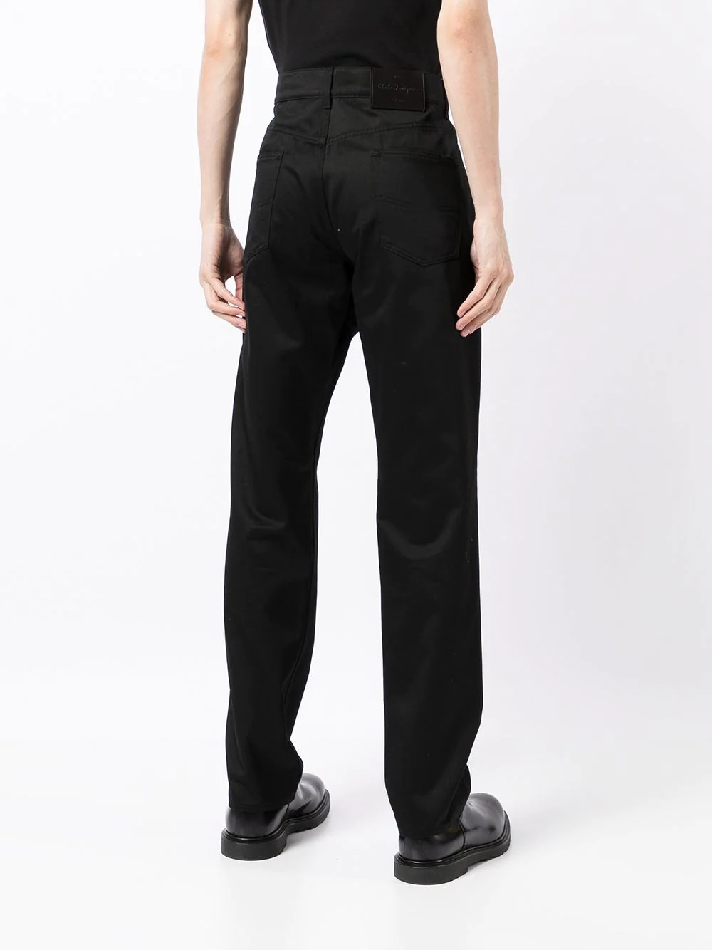 Gabardine cotton trousers - 4