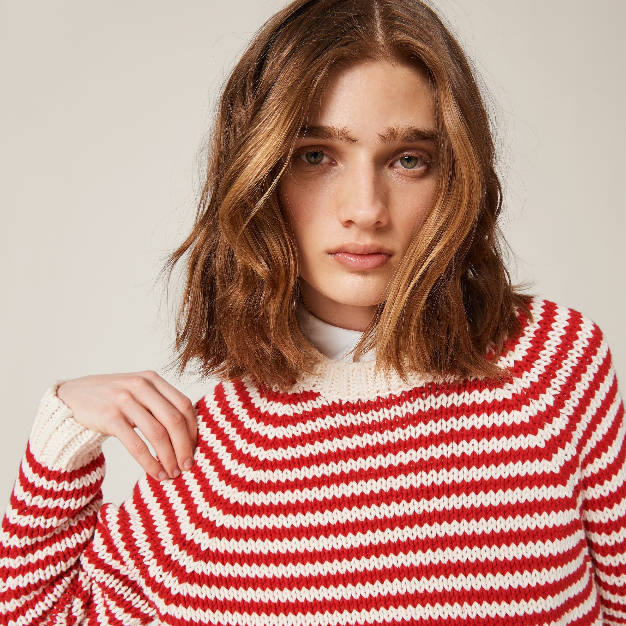 Cotton and cashmere sweater - 6