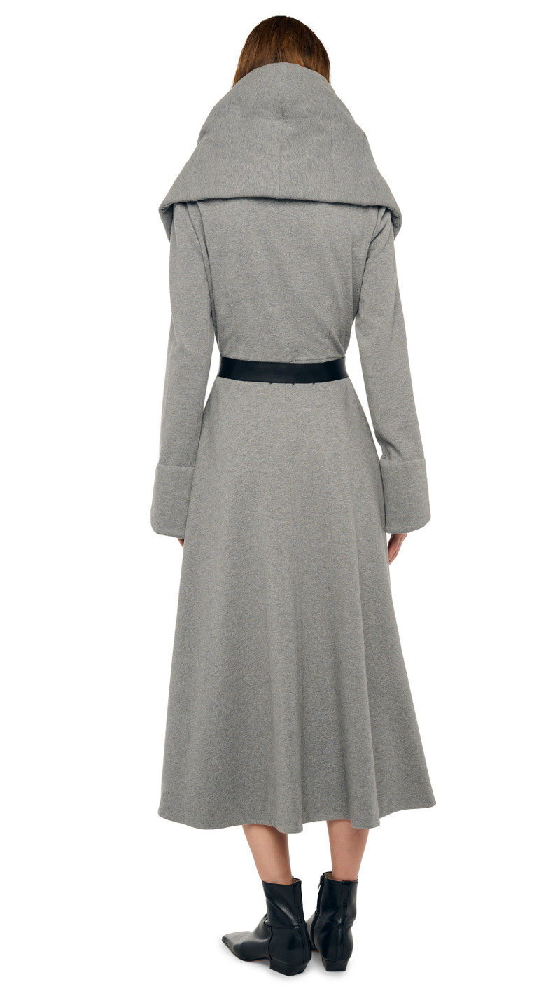 SHAWL COLLAR PEPLUM COAT 3