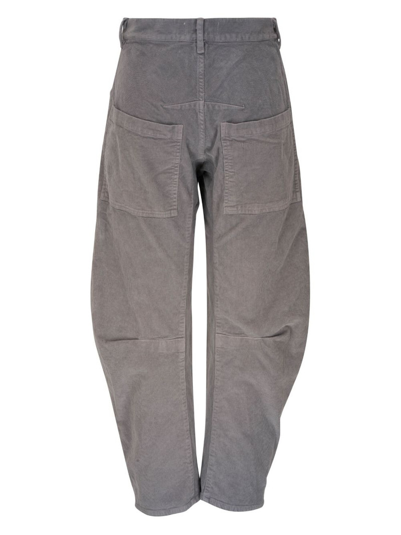 NILI LOTAN high-waisted corduroy trousers outlook