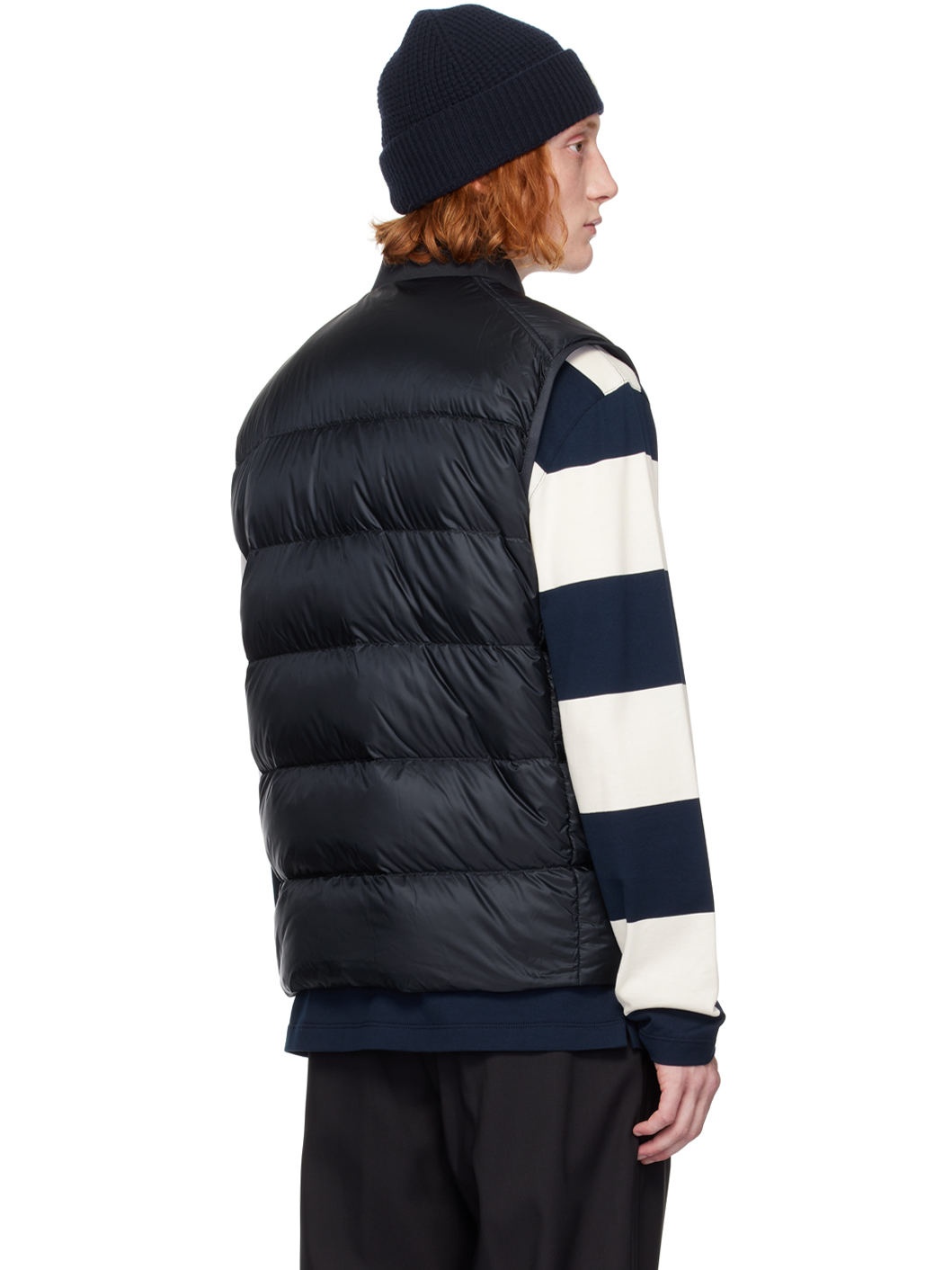 Navy Serot Down Vest - 3