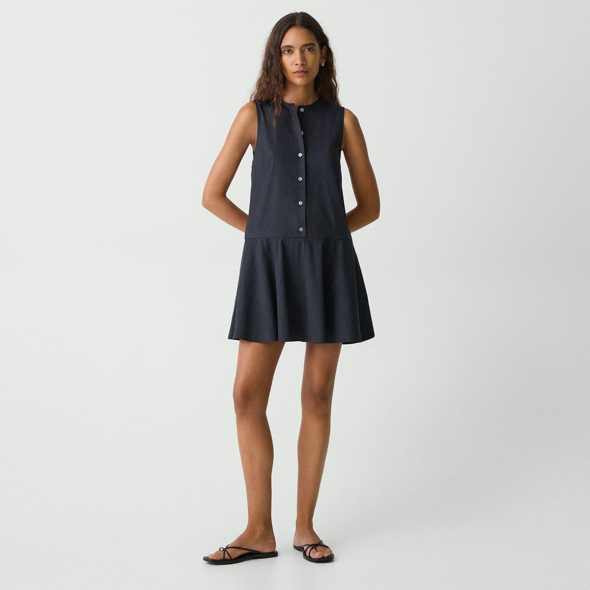 Sleeveless Mini Dress in Good Linen - 2