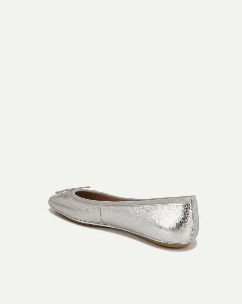 VERONICA BEARD BEATRIX METALLIC BALLET FLAT outlook