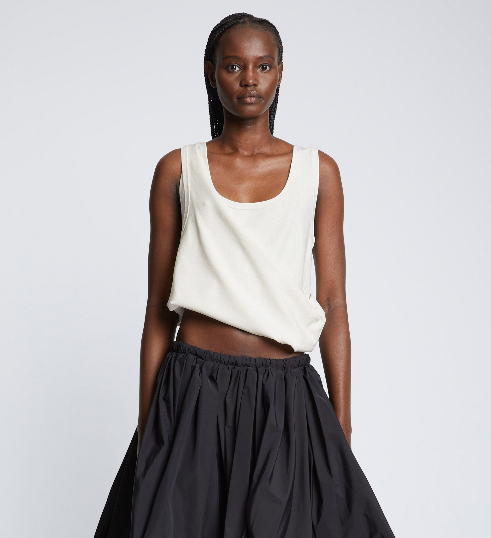 Matte Viscose Knit Tank Top - 2
