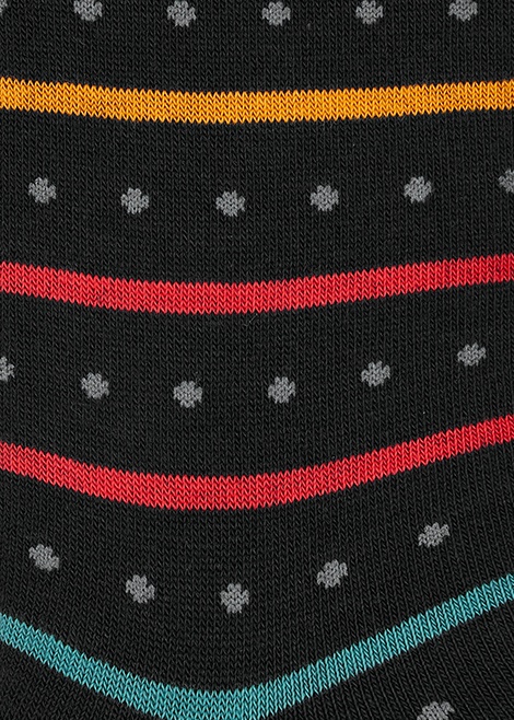 Men's Mixed Stripe 'Festive Cracker' Socks Three Pack - 7