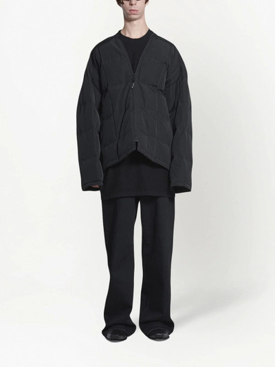 BALENCIAGA quilted lining oversized jacket outlook