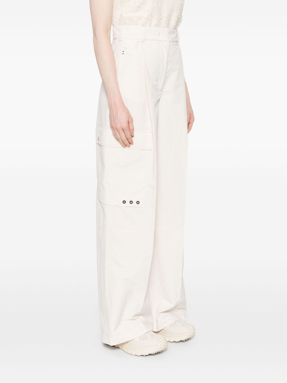 crinkled cargo pants - 3