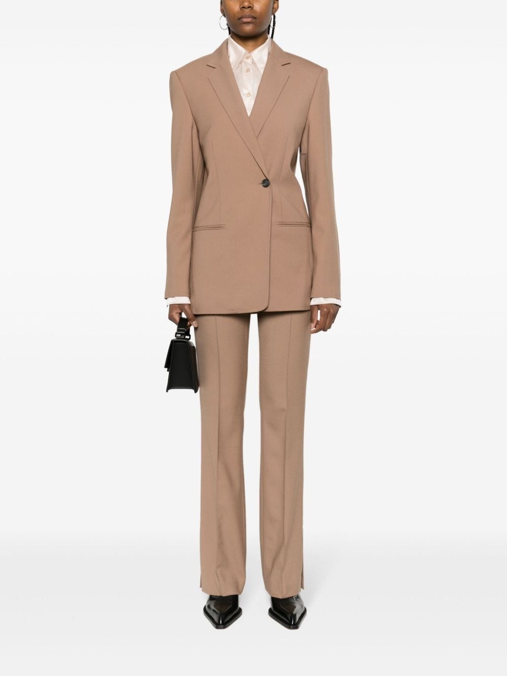notched-lapels tailored blazer - 2