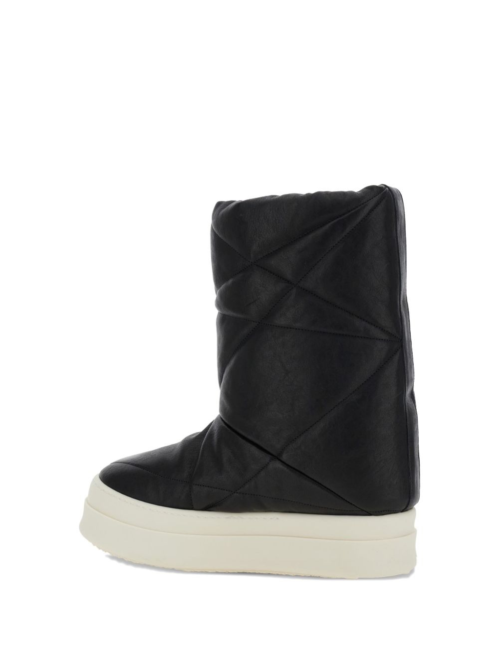 quilted leather boots - 4