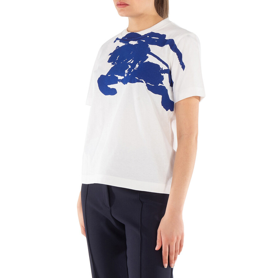 Burberry Short Sleeve Equestrian Knight Cotton T-Shirt - 2