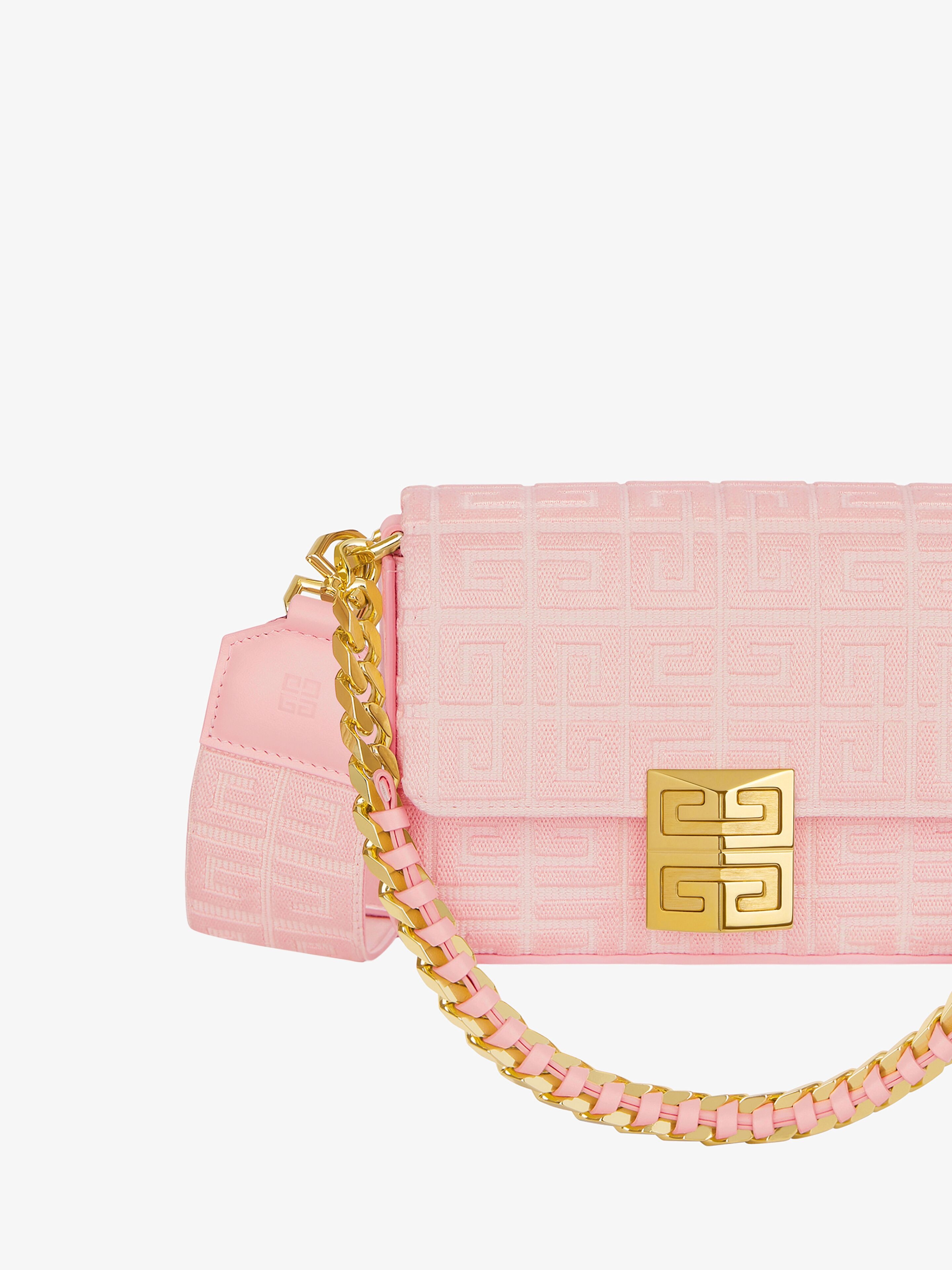 SMALL 4G BAG IN 4G EMBROIDERY WITH CHAIN - 7