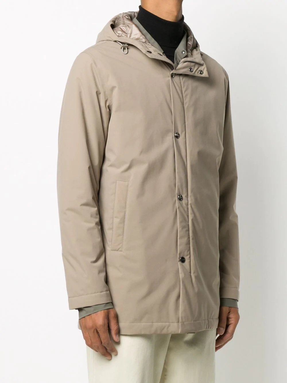 hooded parka coat - 3