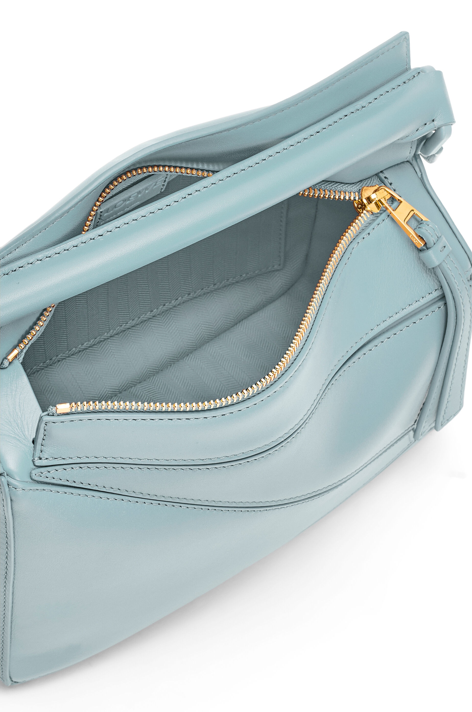 Small Puzzle bag in satin calfskin - 7