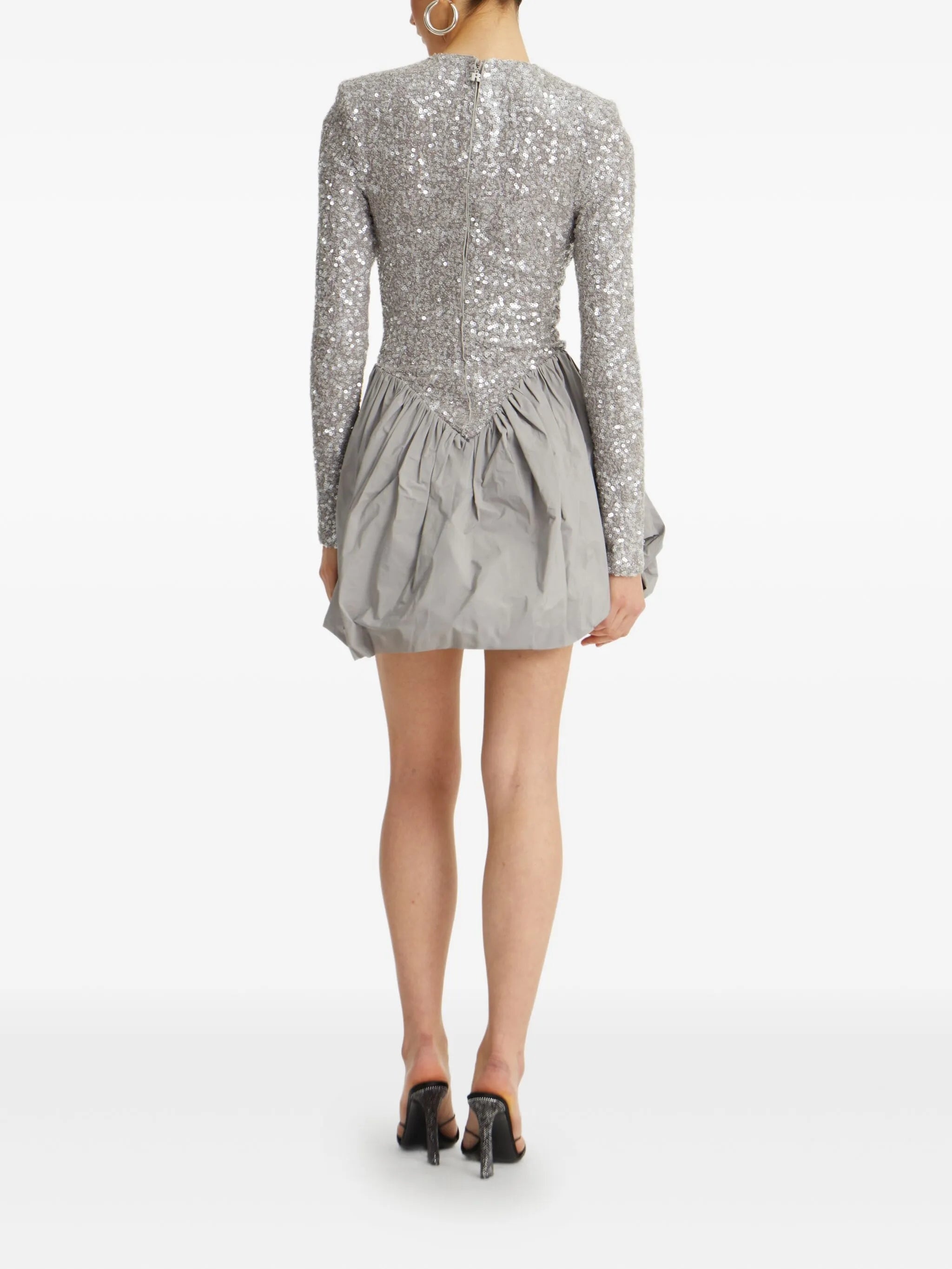 Rotate Sequin-embellished Bubble Mini Dress - 3