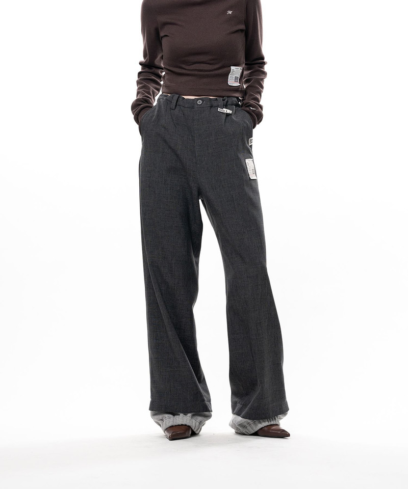 Mix Layered Houndstooth Pants 4