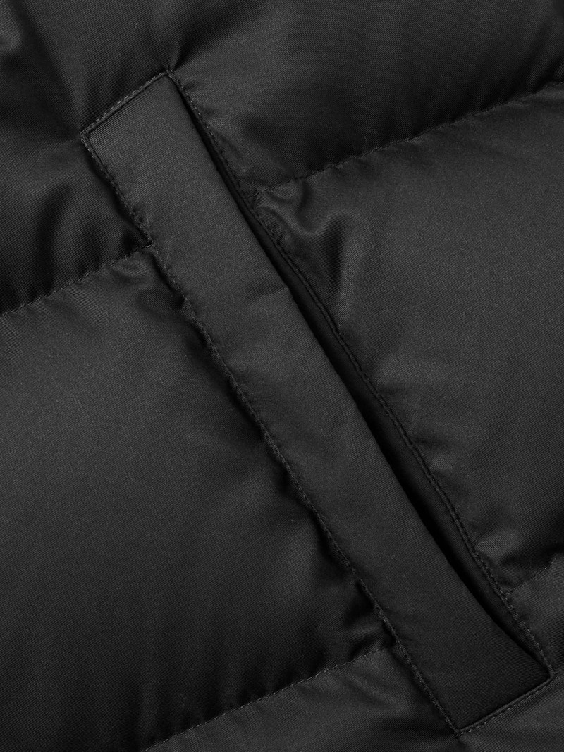 Quilted Twill Down Hooded Jacket 3