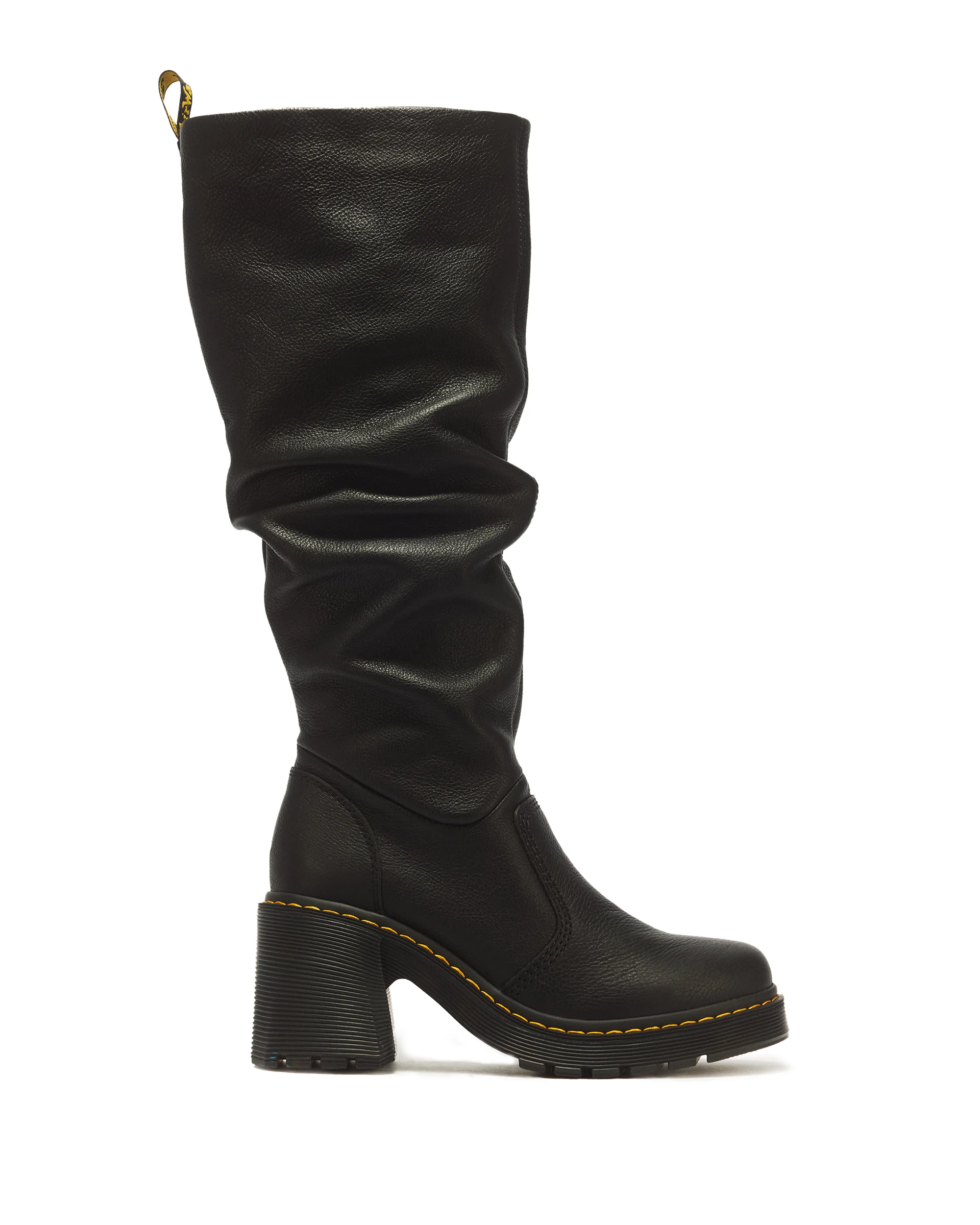 Kasey Virginia Leather Tall Heeled Boots - 1