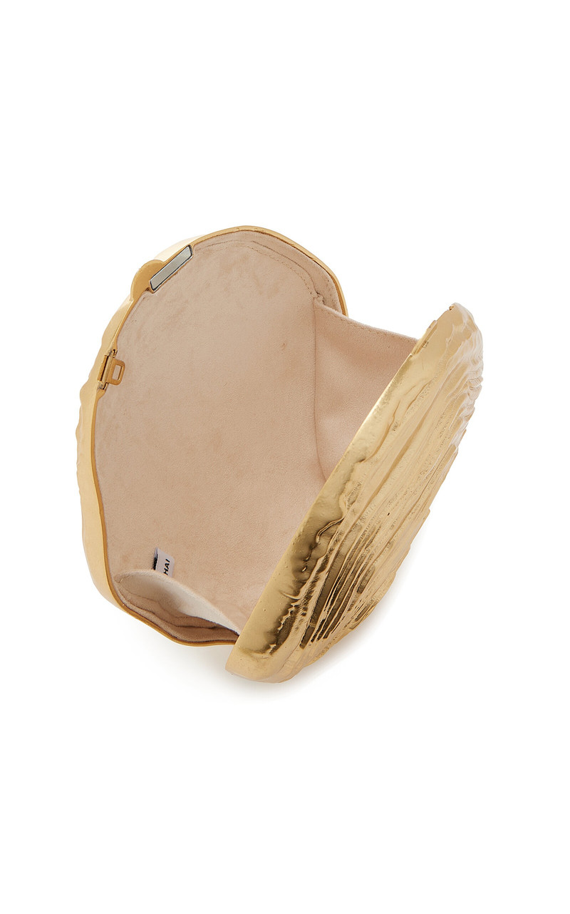 Cove Shell Clutch gold 4