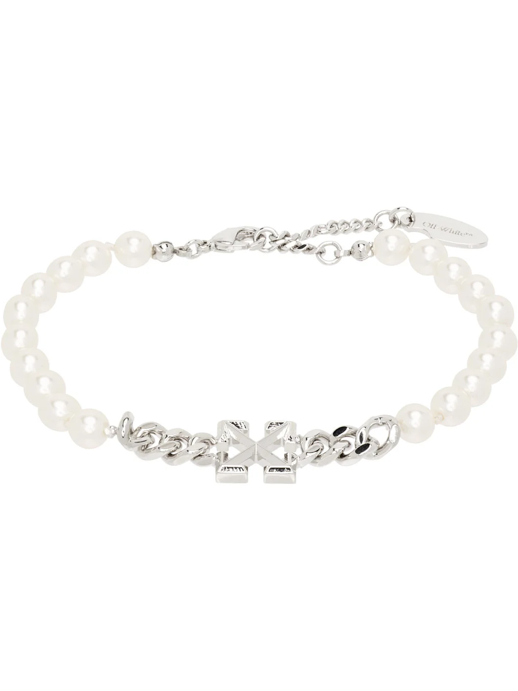 Arrow Faux-Pearl Full Bracelet - 1
