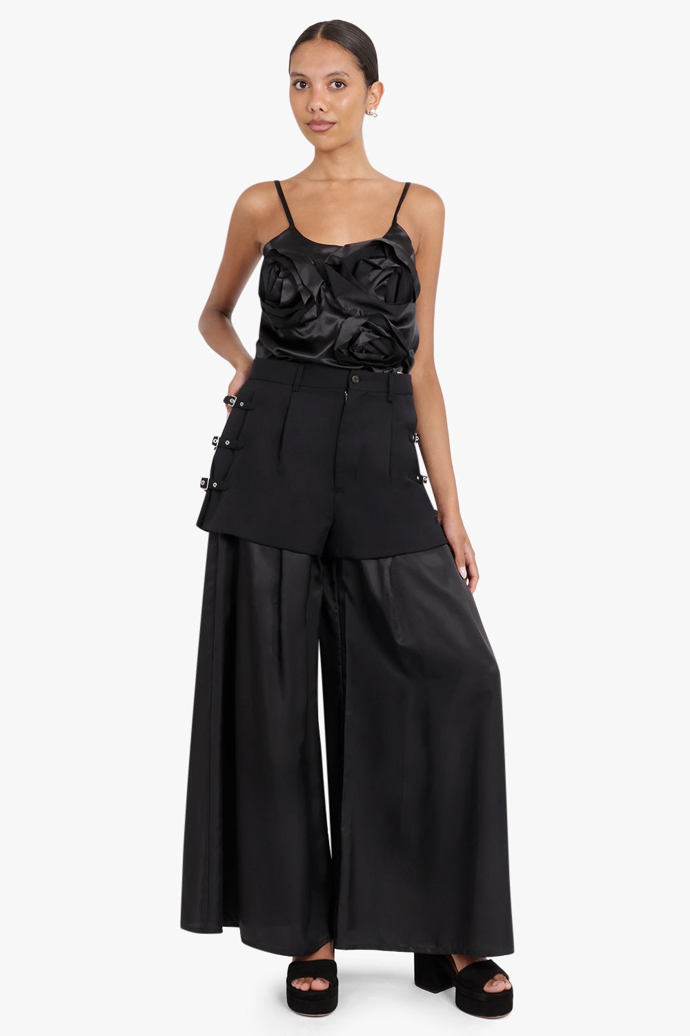 ROSES THIN CAMISOLE | BLACK - 5