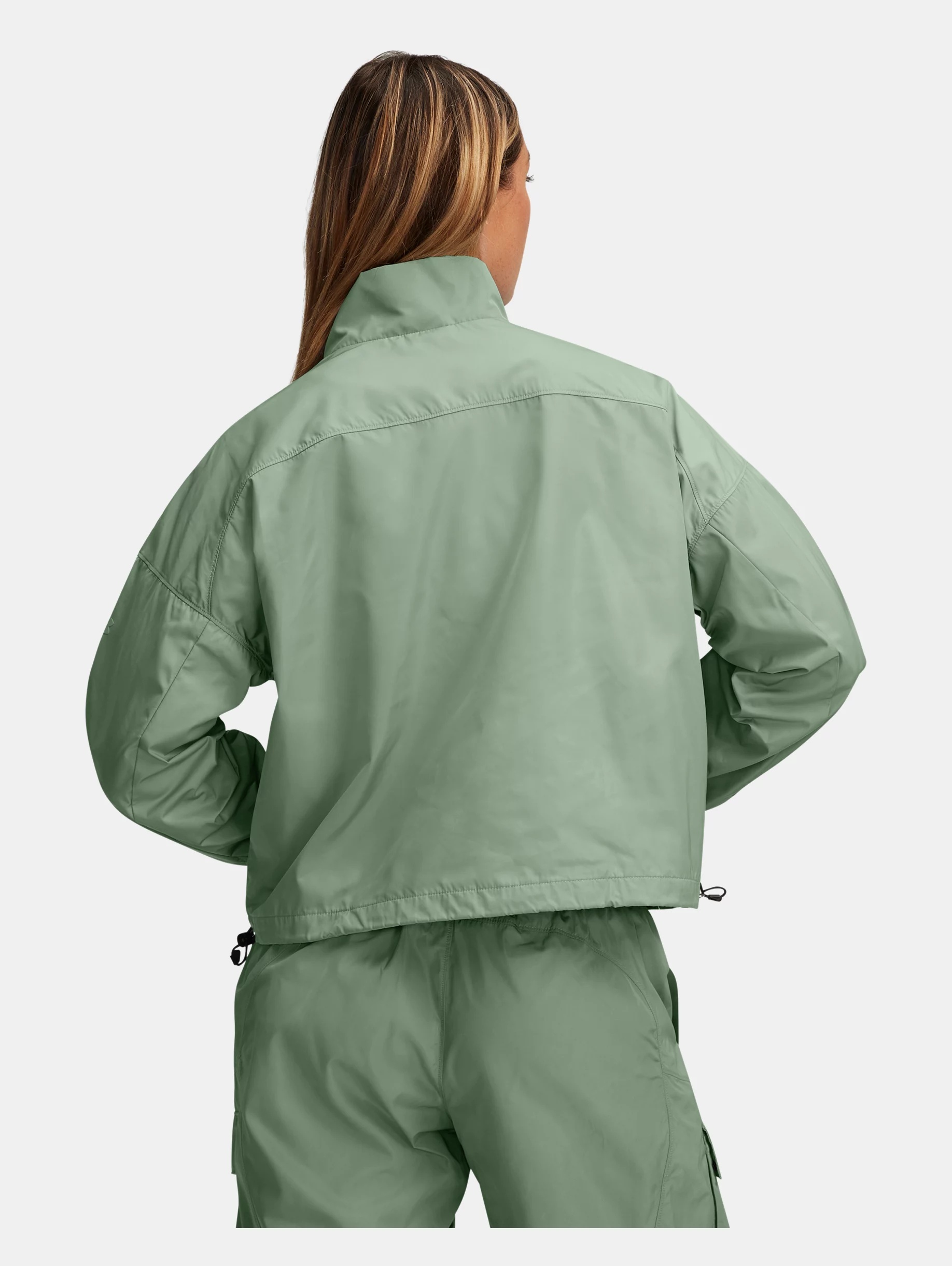 Women's UA Unstoppable Woven Sheen Jacket - 2