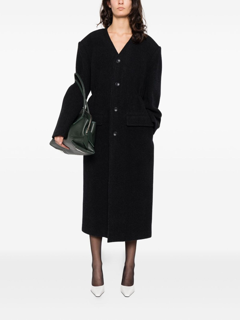 Alexander Wang collarless coat outlook