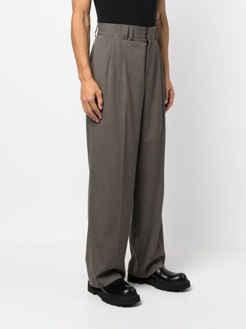 wide-leg tailored trousers - 3