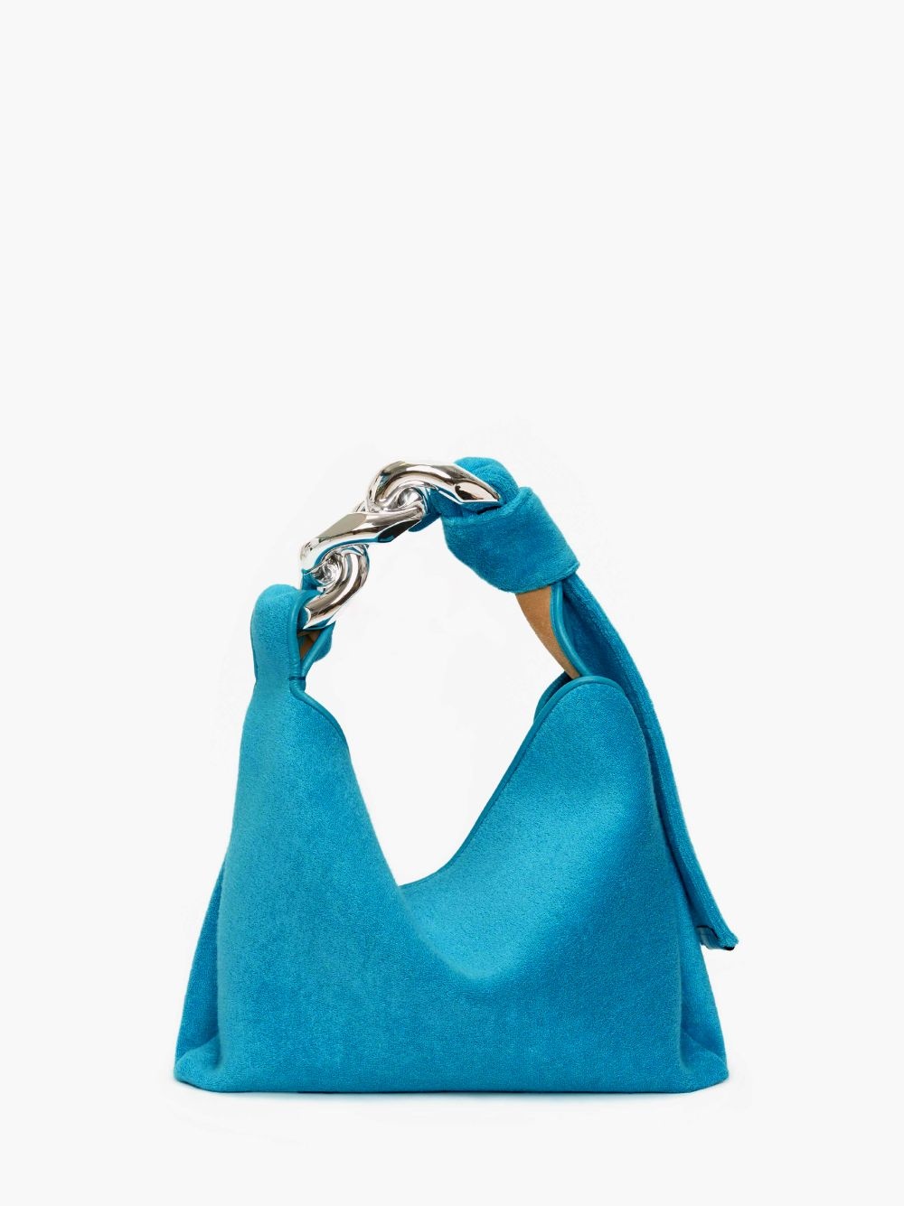 SMALL CHAIN HOBO - TERRY TOWEL SHOULDER BAG - 3