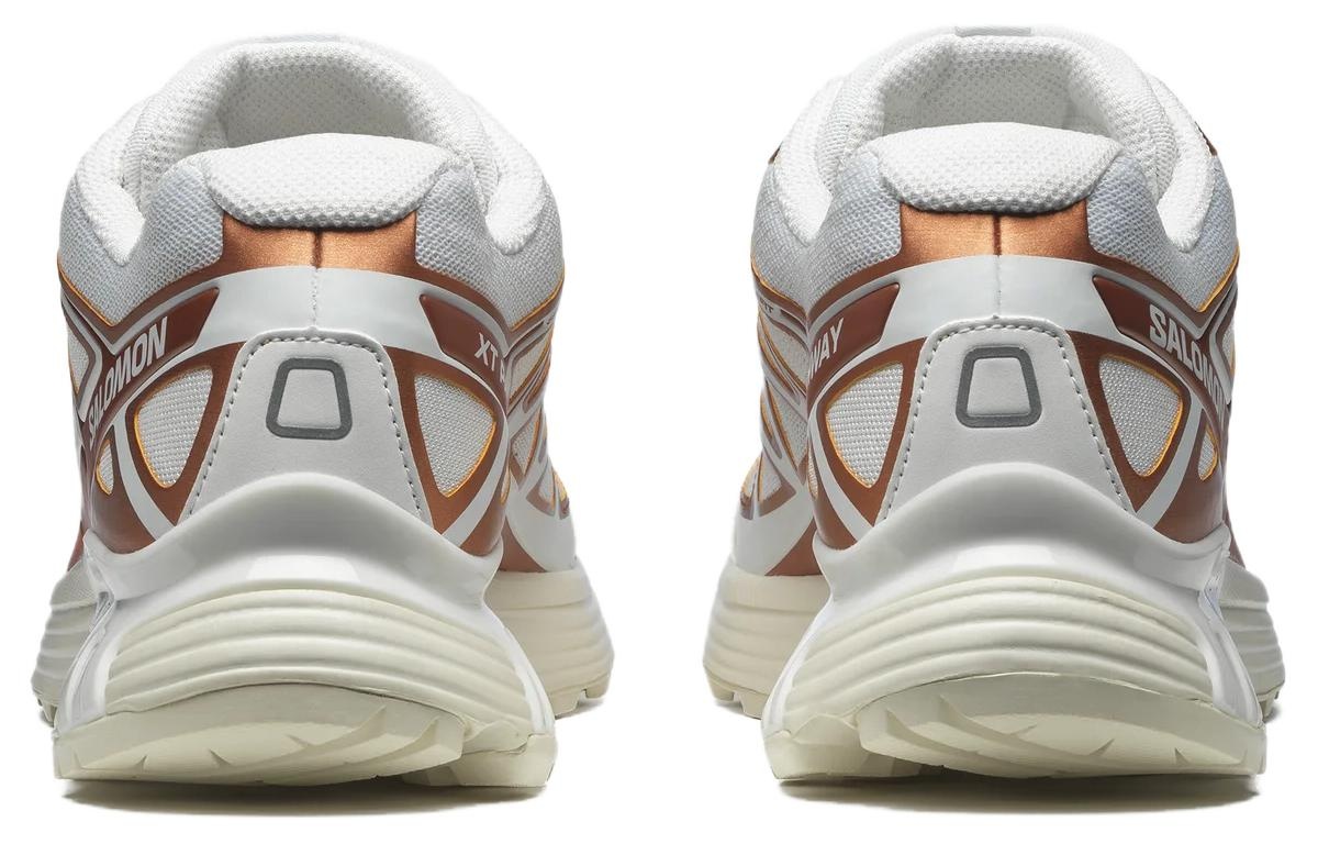 SALOMON XT-Pathway Metallic Sneakers 'White Ftw Copper Almond Milk' 474389 - 5