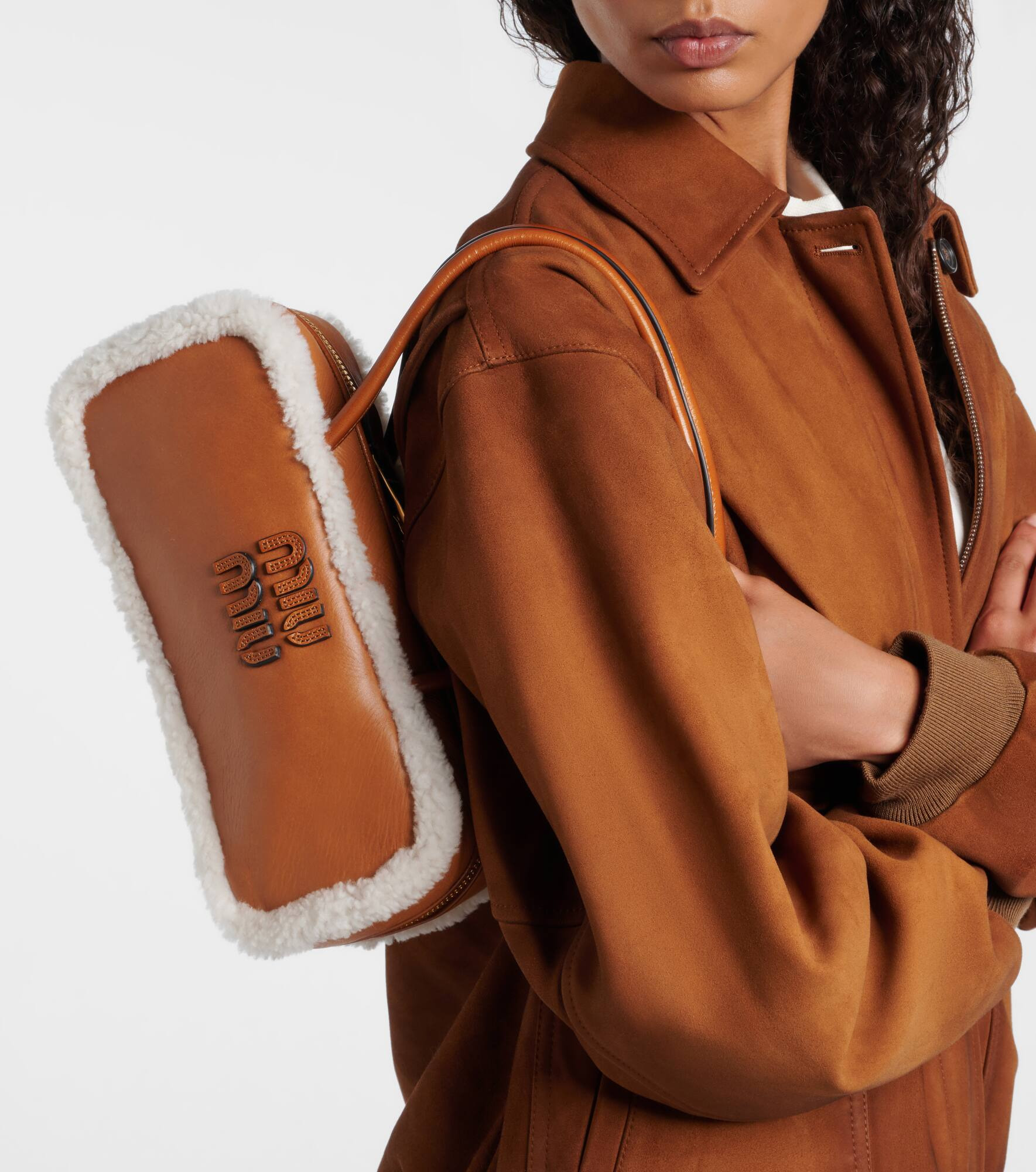 Arcadie Medium leather tote bag - 3
