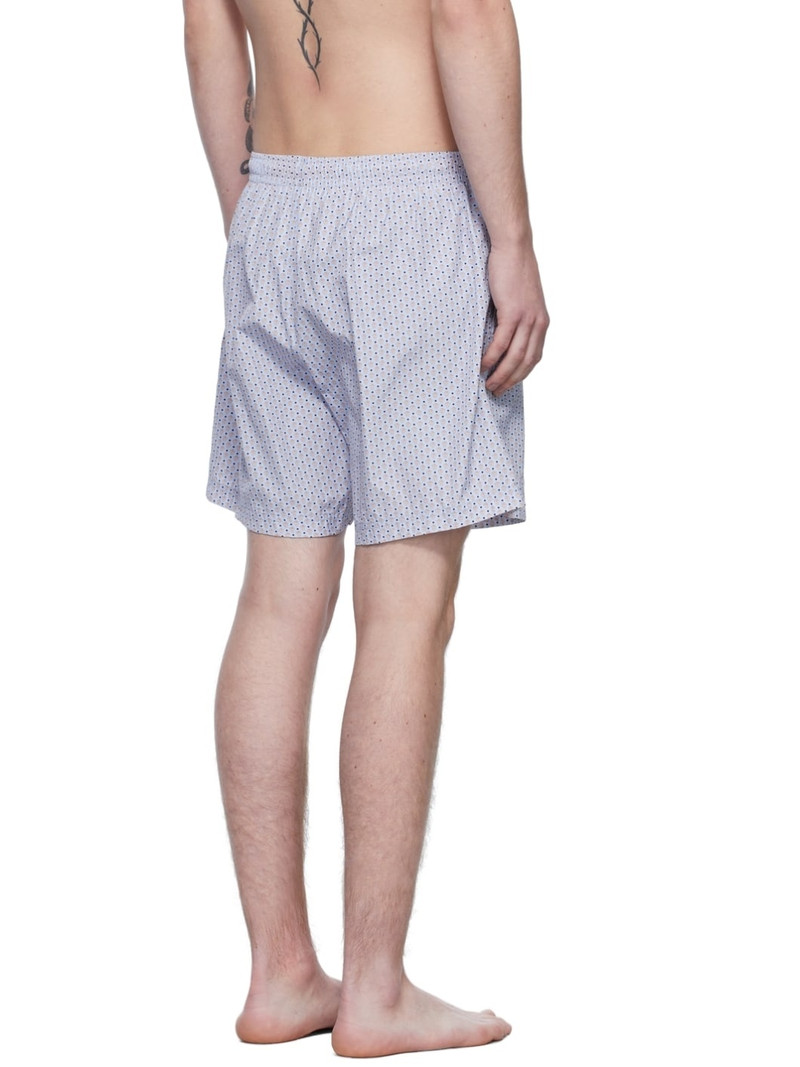 Alexander McQueen Blue Skull Dots Swimsuit outlook