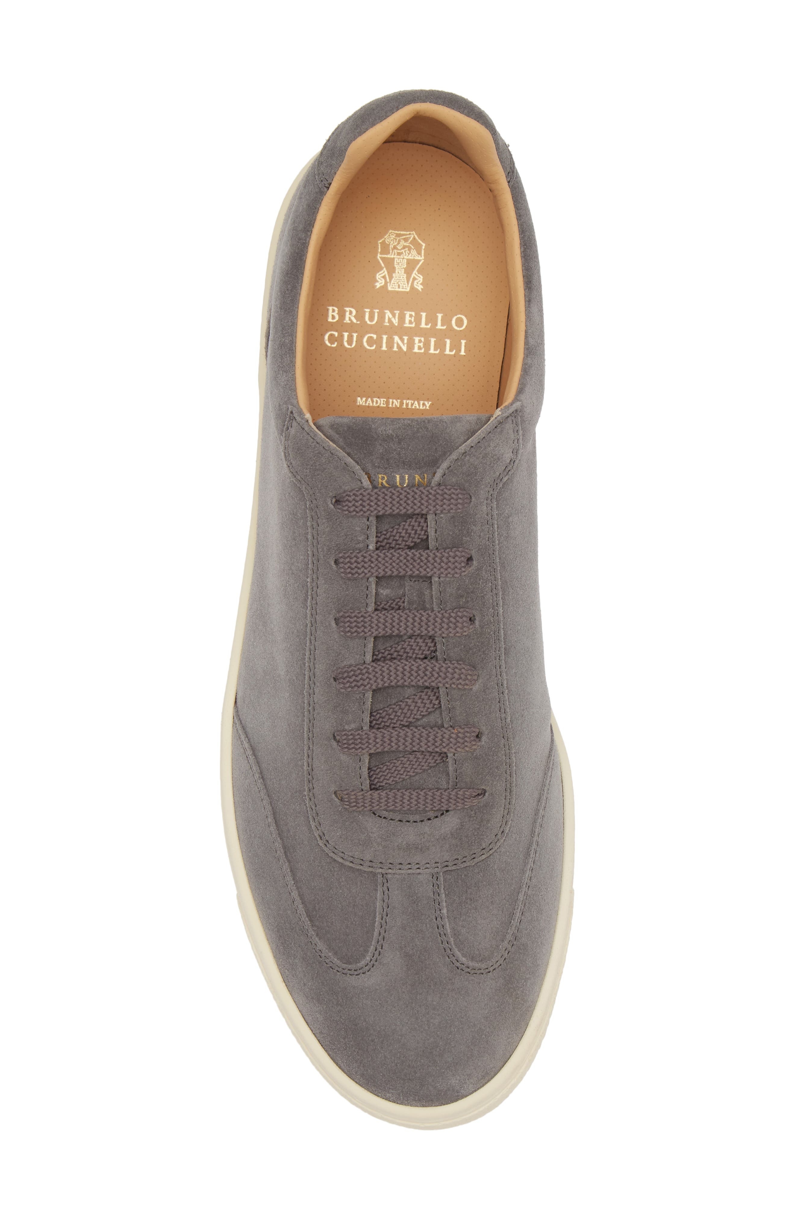 Suede Low Top Sneaker - 5