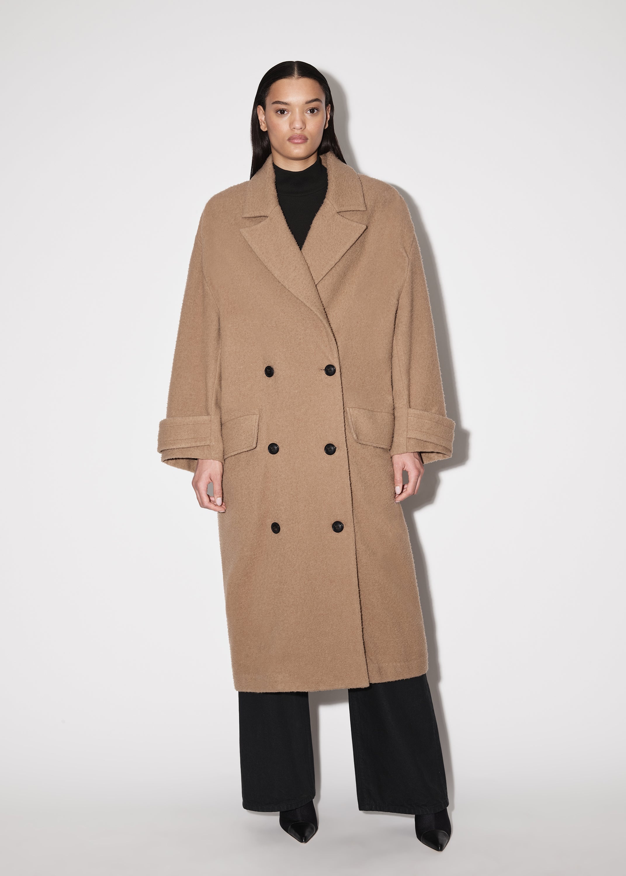 DOUBLE BREASTED COAT - 3