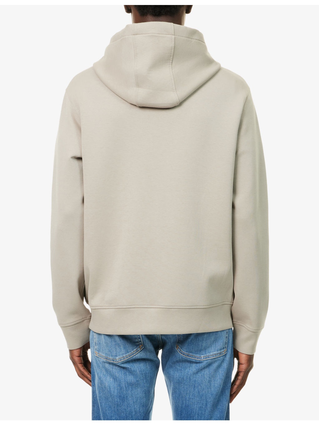 Logo-Embroidered Zipped Stretch-Cotton Hoody - 4