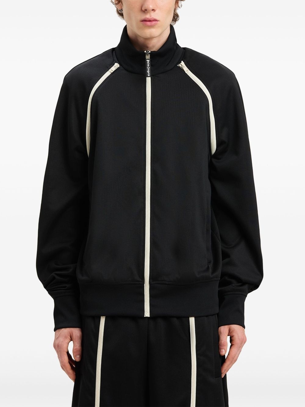 contrast-trim track jacket - 3