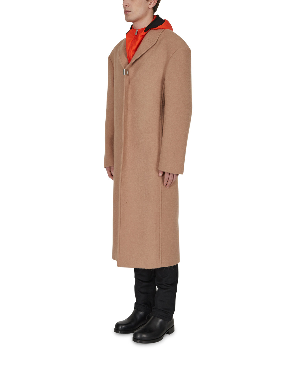LONG COAT WITH HOOD - 3