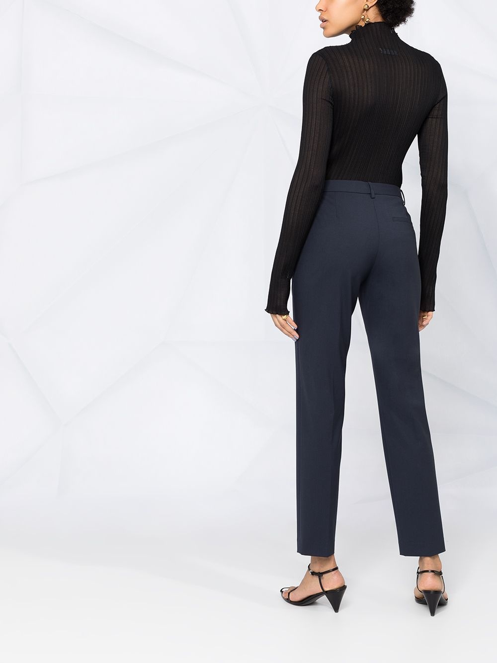 slim-fit tailored trousers - 4