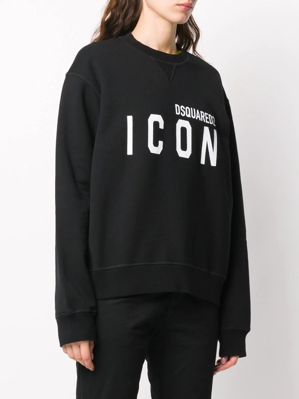 logo print sweatshirt - 3