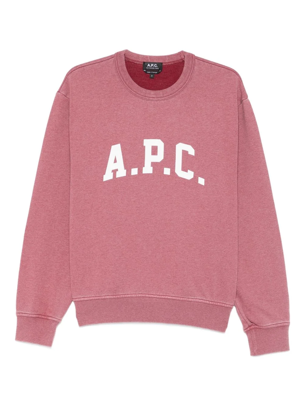 logo-print crew-neck sweater - 1